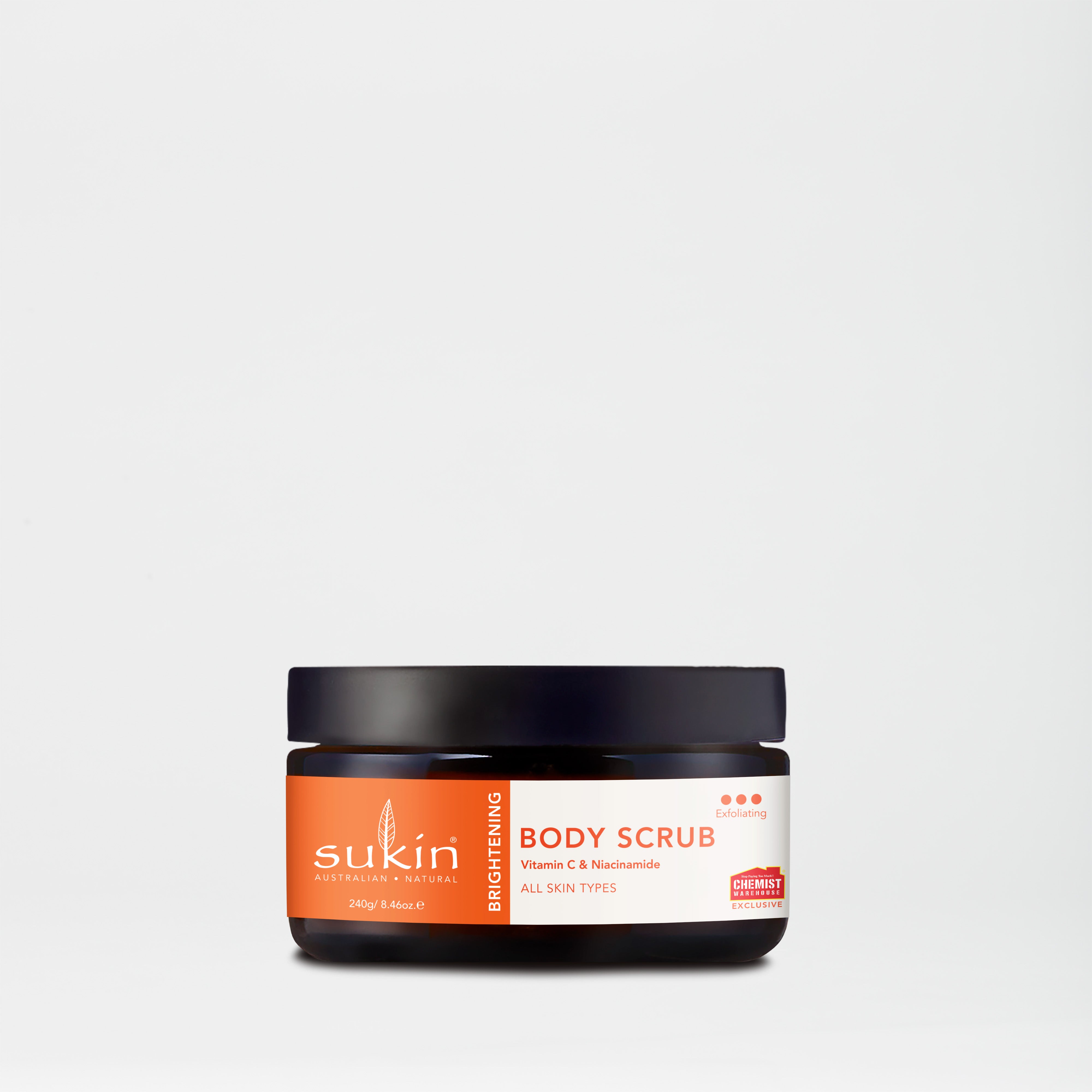 SUKIN BRIGHTENING BODY SCRUB | 240g